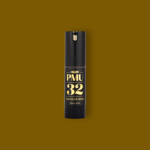 32 DARK GOLDEN BROWN - Dynamic PMU - 15ml - Pigmento PMU REACH