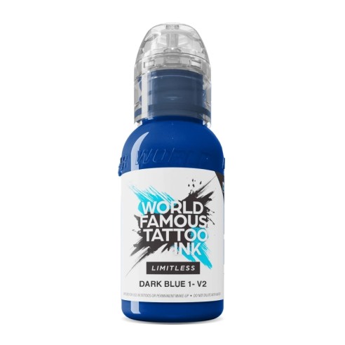 DARK BLUE 1 V2 - World Famous Limitless - 30ml - Colore Tattoo REACH