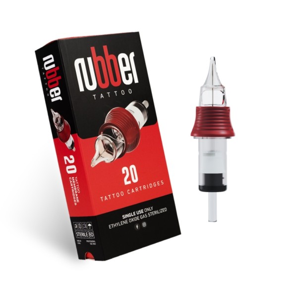 07 RL (Round Liner) - Cartucce Aghi Tattoo BodySupply Rubber - 20 pz