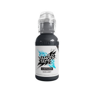 DARK GREY 1 - World Famous Limitless - 30ml - Colore Tattoo REACH