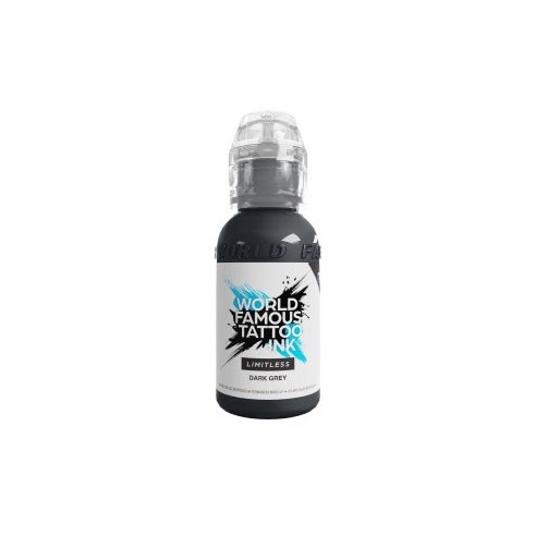 DARK GREY 1 - World Famous Limitless - 30ml - Colore Tattoo REACH