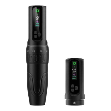 Popu Diva Shadow - Corsa Regolabile (2.0 - 3.5 mm) - Dermografo Wireless PMU Pen