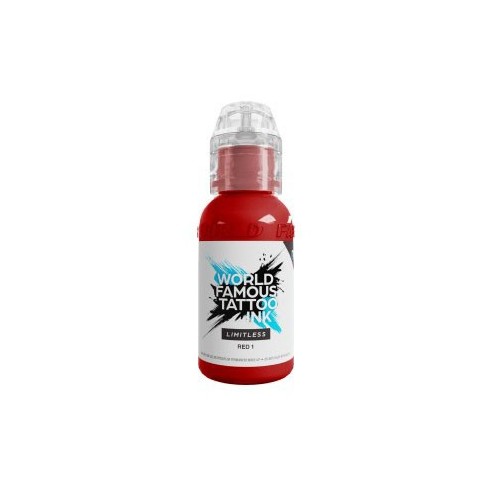 RED 1 - World Famous Limitless - 30ml - Colore Tattoo REACH