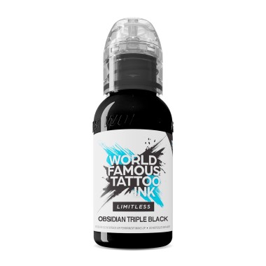 OBSIDIAN TRIPLE BLACK - World Famous Limitless - 30ml - Colore Tattoo REACH