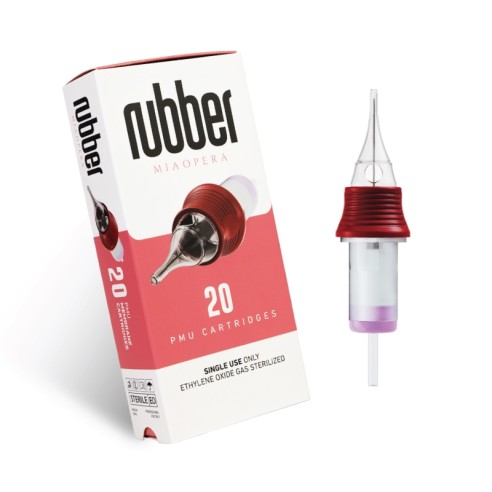 03 RS (Round Shader) - Long Taper - Cartucce MiaOpera Rubber - Aghi PMU - 20pz