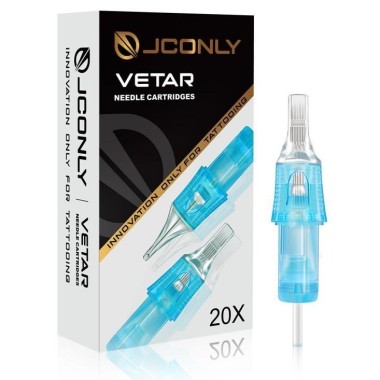 05 MG (Magnum) 0,35 mm Long Taper - Cartucce Aghi Tattoo JCONLY VETAR - 20 pz