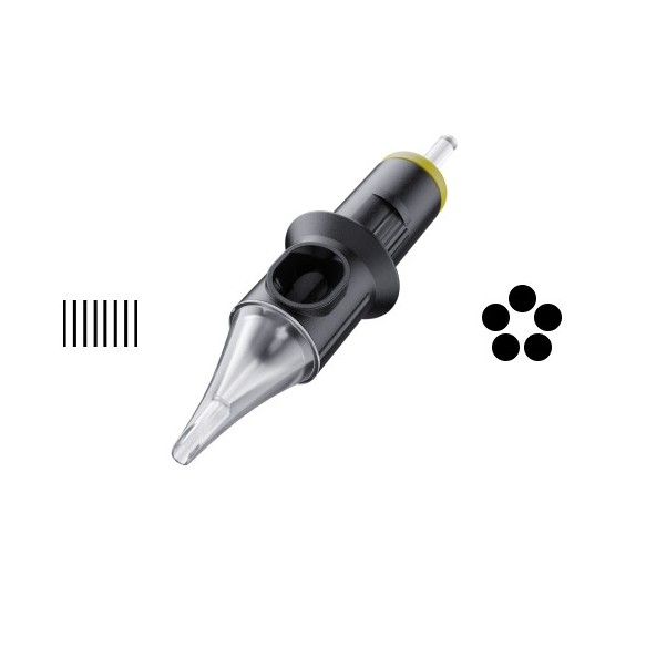 05 Shader 0,25 mm - Cartucce Aghi Tattoo Cheyenne Safety - 20 pz