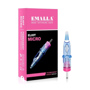 07 FL (Flat) 0,30mm - Medium Taper - Cartucce Emalla ELIOT MICRO - Aghi PMU - 20pz