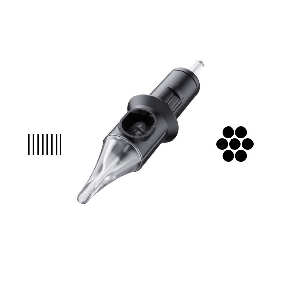 07 Liner 0,30 mm - Cartucce Aghi Tattoo Cheyenne Safety - 20 pz