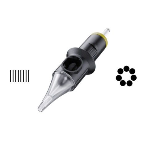 07 Shader 0,30 mm - Cartucce Aghi Tattoo Cheyenne Safety - 20 pz