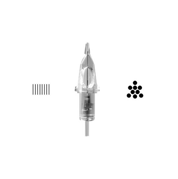 09 Liner 0,30 mm - Cartucce Aghi Tattoo Cheyenne Craft - 20 pz