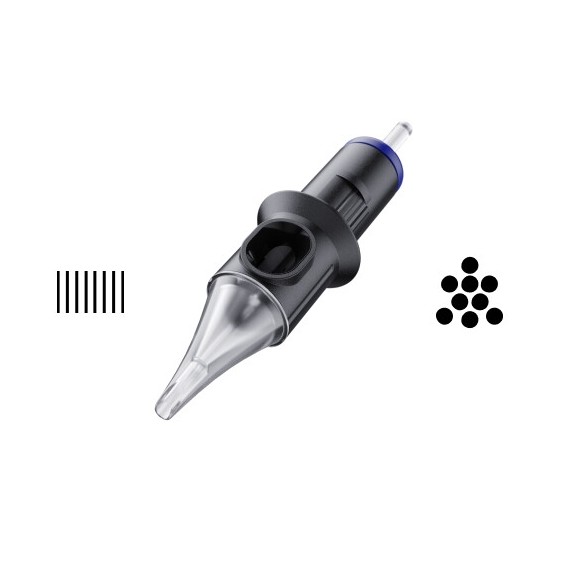 09 Power Liner 0,40 mm - Cartucce Aghi Tattoo Cheyenne Safety - 20 pz