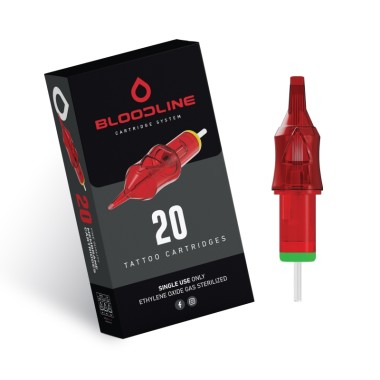 15 MG (Magnum) Long Taper - Cartucce Aghi Tattoo BodySupply Bloodline - 20 pz