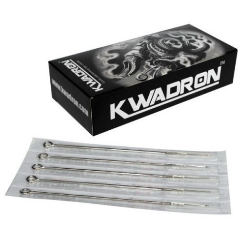15 RL (Round Liner) Long Taper - Aghi Tradizionali Tattoo Kwadron - 50 pz
