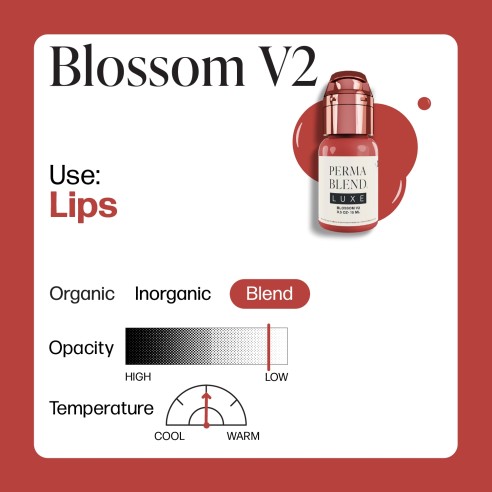 BLOSSOM V2 - Perma Blend Luxe - 15ml - Pigmento PMU REACH