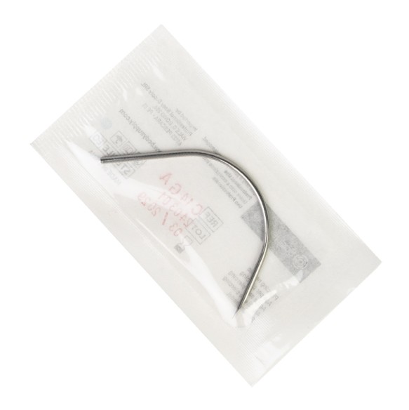 BodySupply Coated Sterile Curved Piercing Needles 50pcs