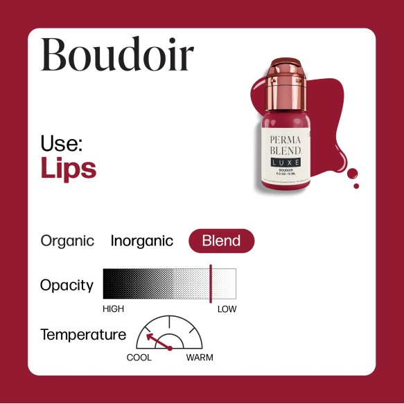 BOUDOIR - Perma Blend Luxe - 15ml - Pigmento PMU REACH