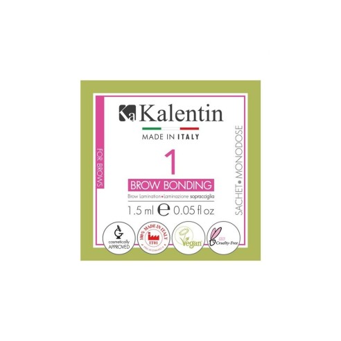 BROW BONDING VEGANO - 1 monodose da 1,5 ml - Laminazione Sopracciglia KALENTIN