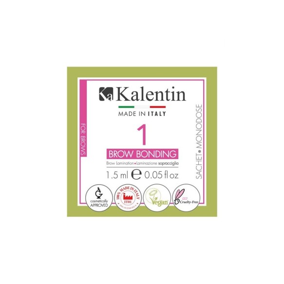 BROW BONDING VEGANO - 1 monodose da 1,5 ml - Laminazione Sopracciglia KALENTIN