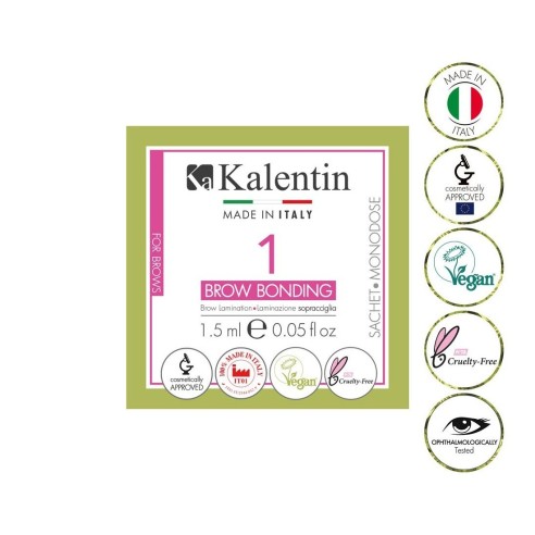BROW BONDING VEGANO - 1 monodose da 1,5 ml - Laminazione Sopracciglia KALENTIN