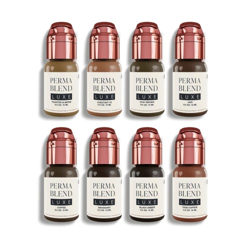 BROW-CHICKA WOW WOW Set  - Perma Blend Luxe - 8x15ml - Pigmenti PMU REACH