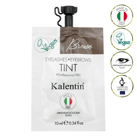 Tinta ibrida effetto henné preattivata - Castano 10 ml - KALENTIN