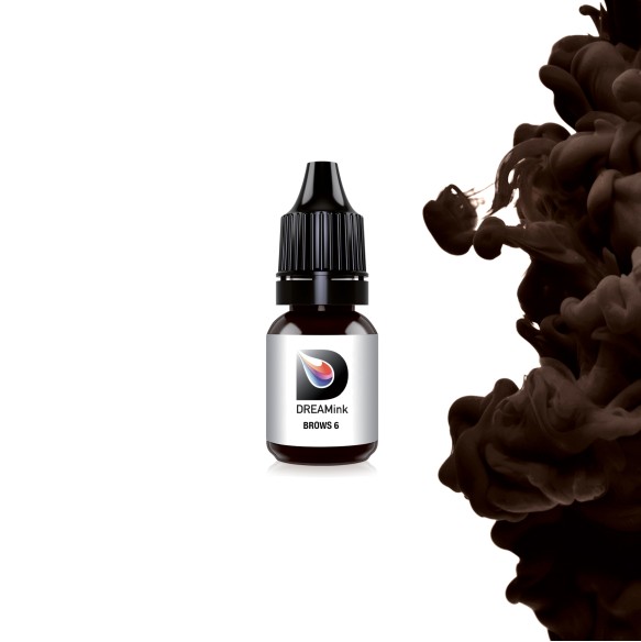 BROWS 6 Marrone Molto Scuro - Dreamink - 10ml - Pigmento PMU REACH