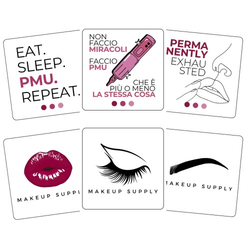 Bundle 6 Adesivi MakeUp Supply