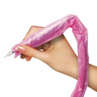 Bustine Copri Cavo ROSA MakeUp Supply - 79cm x Ø31mm - 100pz
