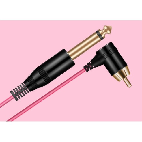 Cavo RCA Angolato ULTRALEGGERO MakeUp Supply - Rosa