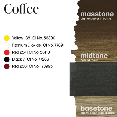 COFFEE - Perma Blend Luxe - 15ml - Pigmento PMU REACH