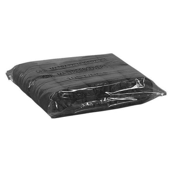 Coprilettino Elastico in Polietilene Nero 210 x 90 x 20 cm - 10 pz
