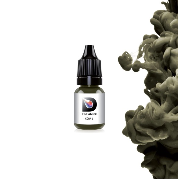 CORR 3 Verde Scuro Tenue - Dreamink - 10ml - Correttore PMU REACH