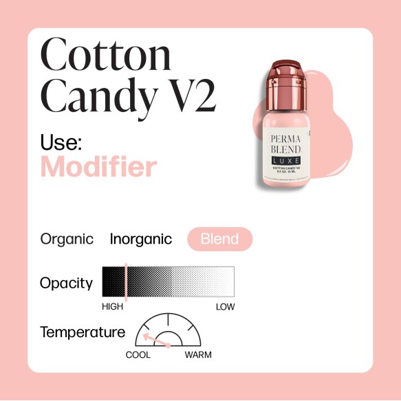 COTTON CANDY V2 - Perma Blend Luxe - 15ml - Pigmento PMU REACH