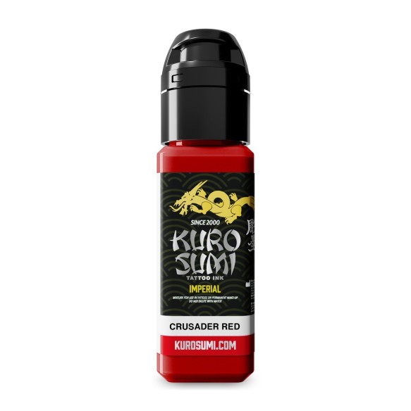 CRUSADER RED - Kuro Sumi Imperial - 22ml - Colore Tattoo REACH