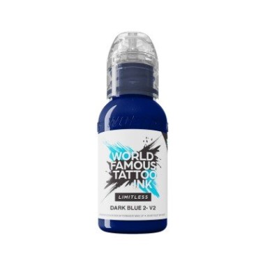 DARK BLUE 2 V2 - World Famous Limitless - 30ml - Colore Tattoo REACH