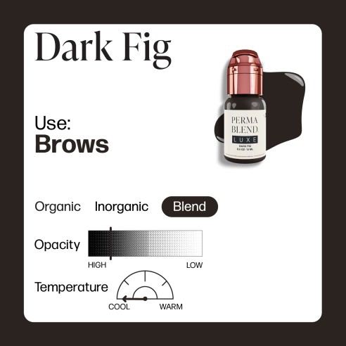 DARK FIG - Perma Blend Luxe - 15ml - Pigmento PMU REACH