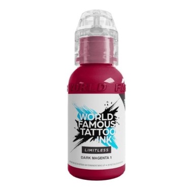 DARK MAGENTA 1 - World Famous Limitless - 30ml - Colore Tattoo REACH