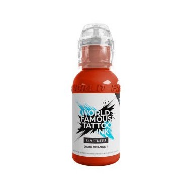 DARK ORANGE 1 - World Famous Limitless - 30ml - Colore Tattoo REACH
