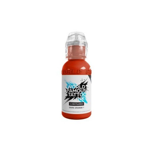 DARK ORANGE 1 - World Famous Limitless - 30ml - Colore Tattoo REACH