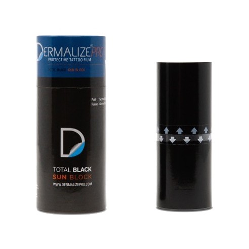 DERMALIZE Total Black Film - ROLL 10m x 15cm
