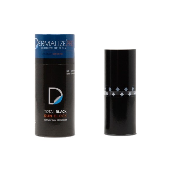 DERMALIZE Total Black Film - ROLL 10m x 15cm