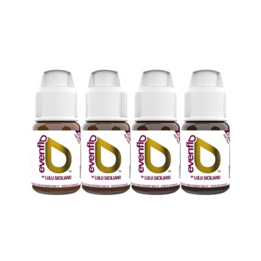 Evenflo BLONDE 2 BRUNETTE Set - Perma Blend Luxe - 4x15ml - Pigmenti PMU REACH