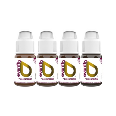 Evenflo BLONDE 2 BRUNETTE Set - Perma Blend Luxe - 4x15ml - Pigmenti PMU REACH