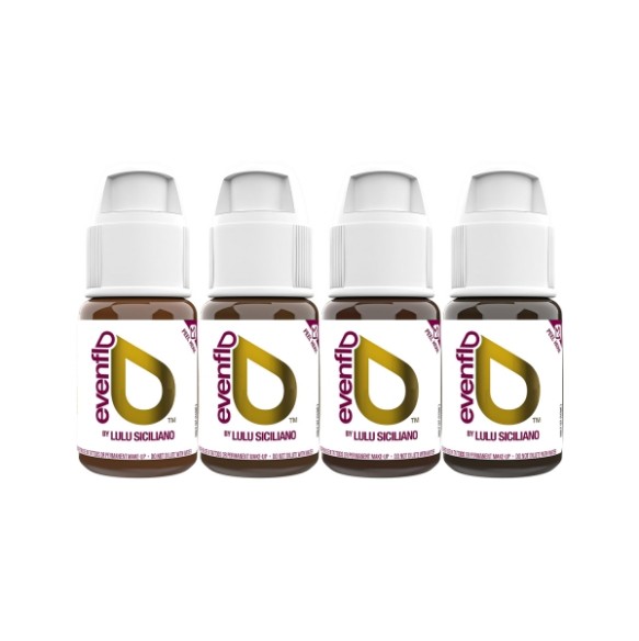 Evenflo BLONDE 2 BRUNETTE Set - Perma Blend Luxe - 4x15ml - Pigmenti PMU REACH