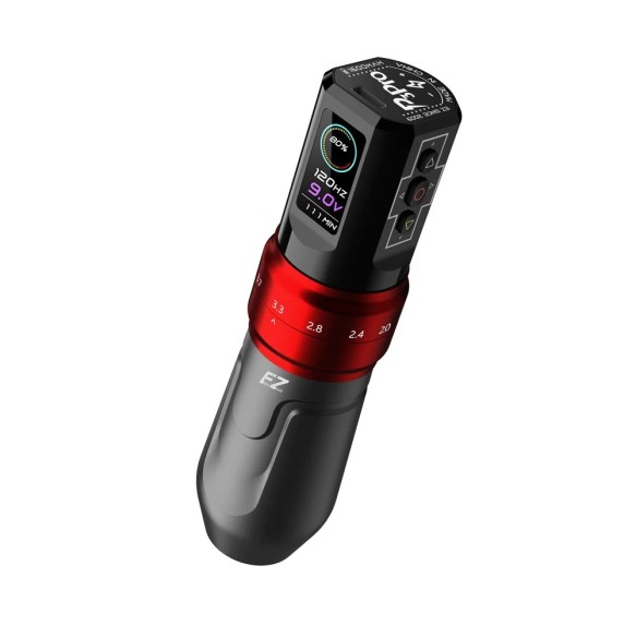 EZ P3 Pro - Corsa Regolabile 2,0–4,2 mm - Macchinetta Wireless Tattoo Pen