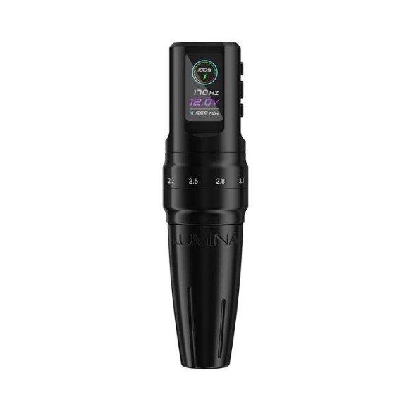 EZ P3 Pro Lumina - Corsa Regolabile 2,0–3,3 mm - Macchinetta Wireless Tattoo Pen