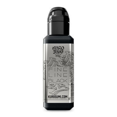 FINE LINE BLACK - Kuro Sumi Imperial - 44ml - Colore Tattoo REACH