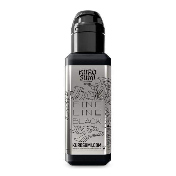 FINE LINE BLACK - Kuro Sumi Imperial - 44ml - Colore Tattoo REACH
