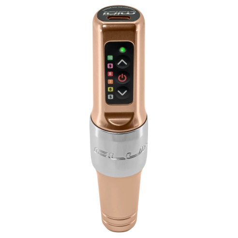 Flux Mini Wireless PMU Machine + PowerBolt Aggiuntivo - Champagne - Dermografo Spektra